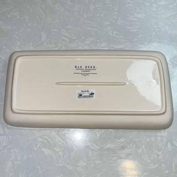 NWT Rae Dunn ceramic FORTH OF JULY platter/plate - Picture 3 of 5